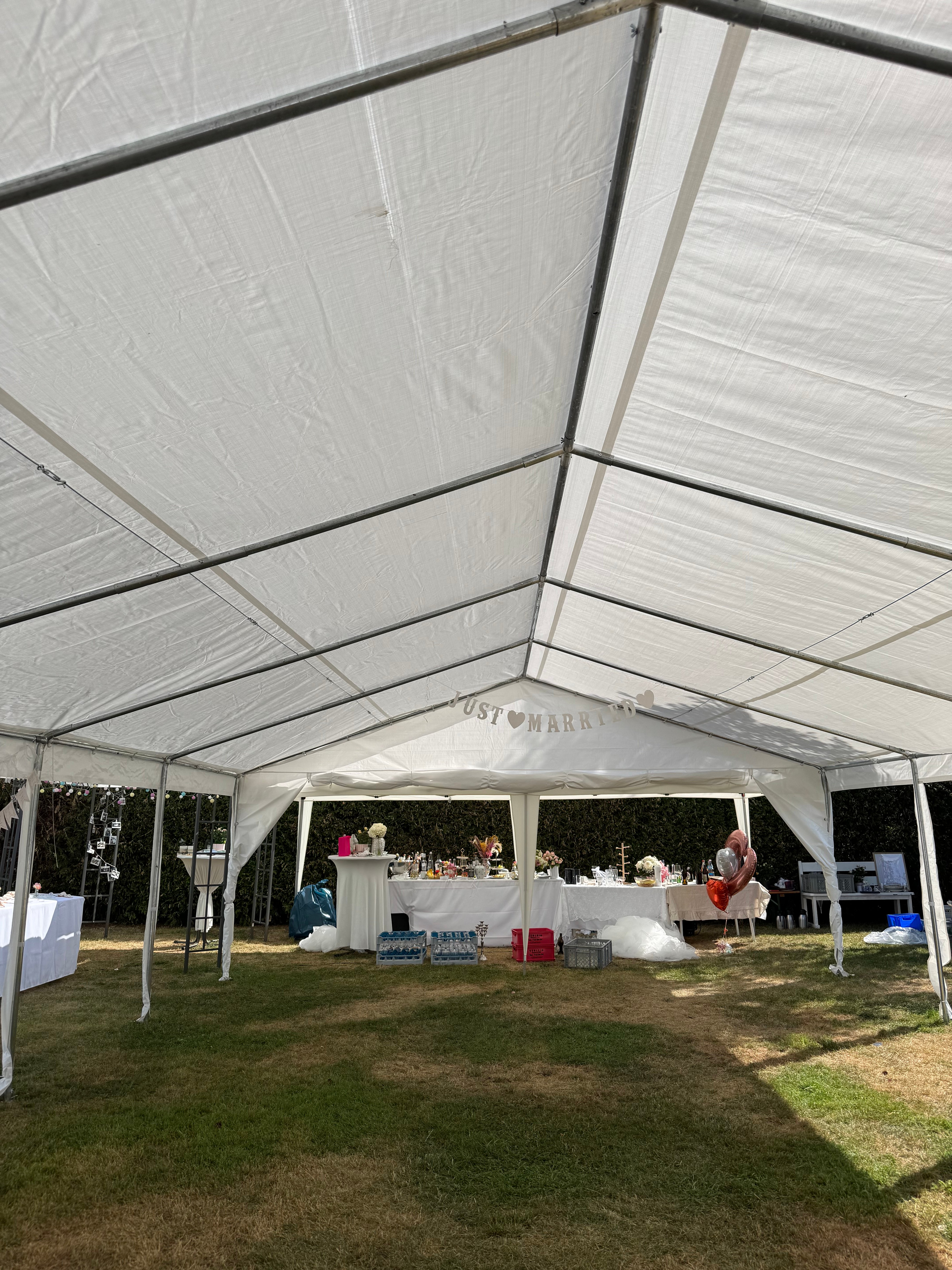 Partyzelt 5x10m mieten- 50qm2 für Hochzeit mieten in Aindling – 45-60 – 4