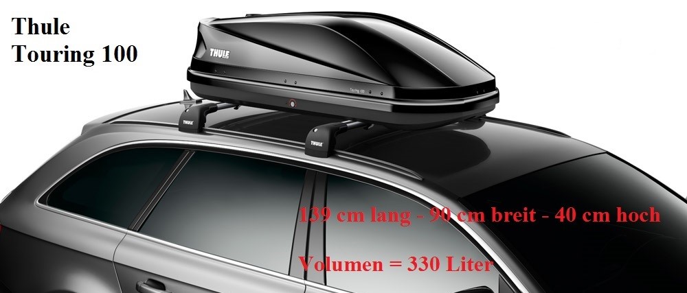 Thule-Dachboxen - 300 L - 330 L Volumen. 5 mieten in Donaustraße 14 – bis 400 l – 2