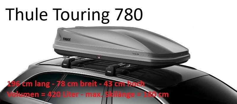 Thule-Dachboxen - 400 L - 420 L Volumen. 5 mieten in Donaustraße 14 – bis 50 kg – 2