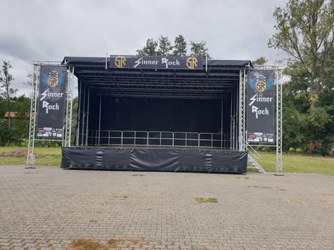 Mobile Bühne XXL 10,00 x 6,10m mieten in Eichenzell – 10,00m x 6,10m x 6,30m