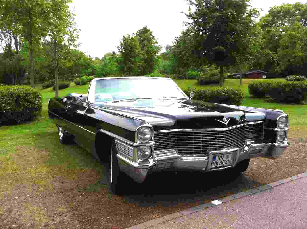 Cadillac de Ville Cabrio schwarz mieten – 5
