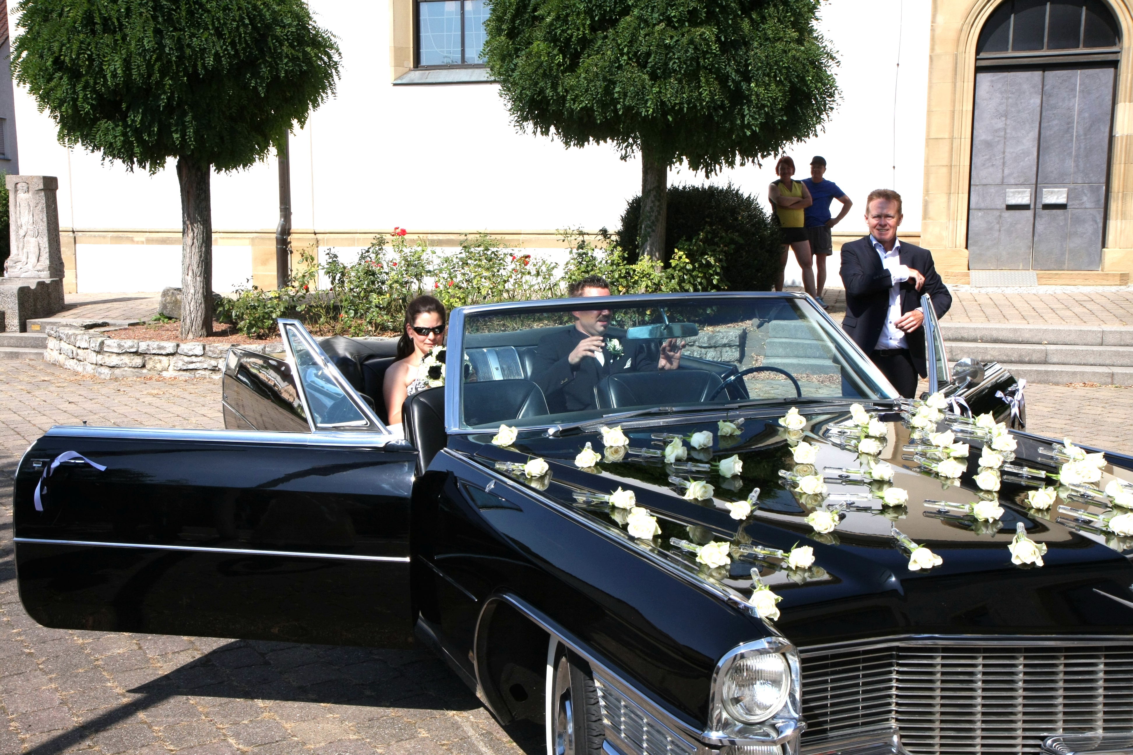 Cadillac de Ville Cabrio schwarz mieten – 3