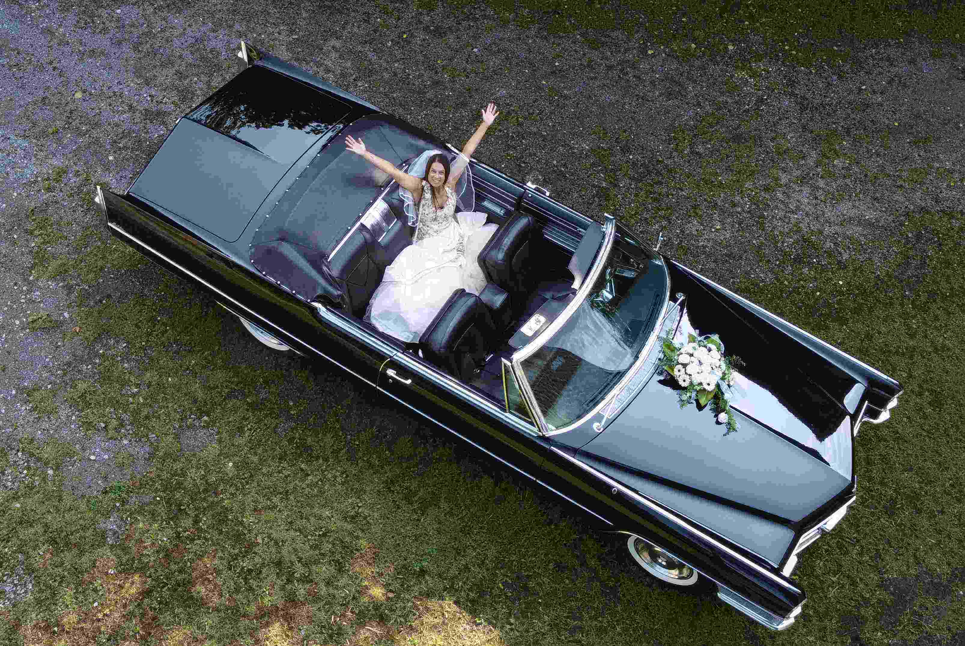 Cadillac de Ville Cabrio schwarz mieten – 2