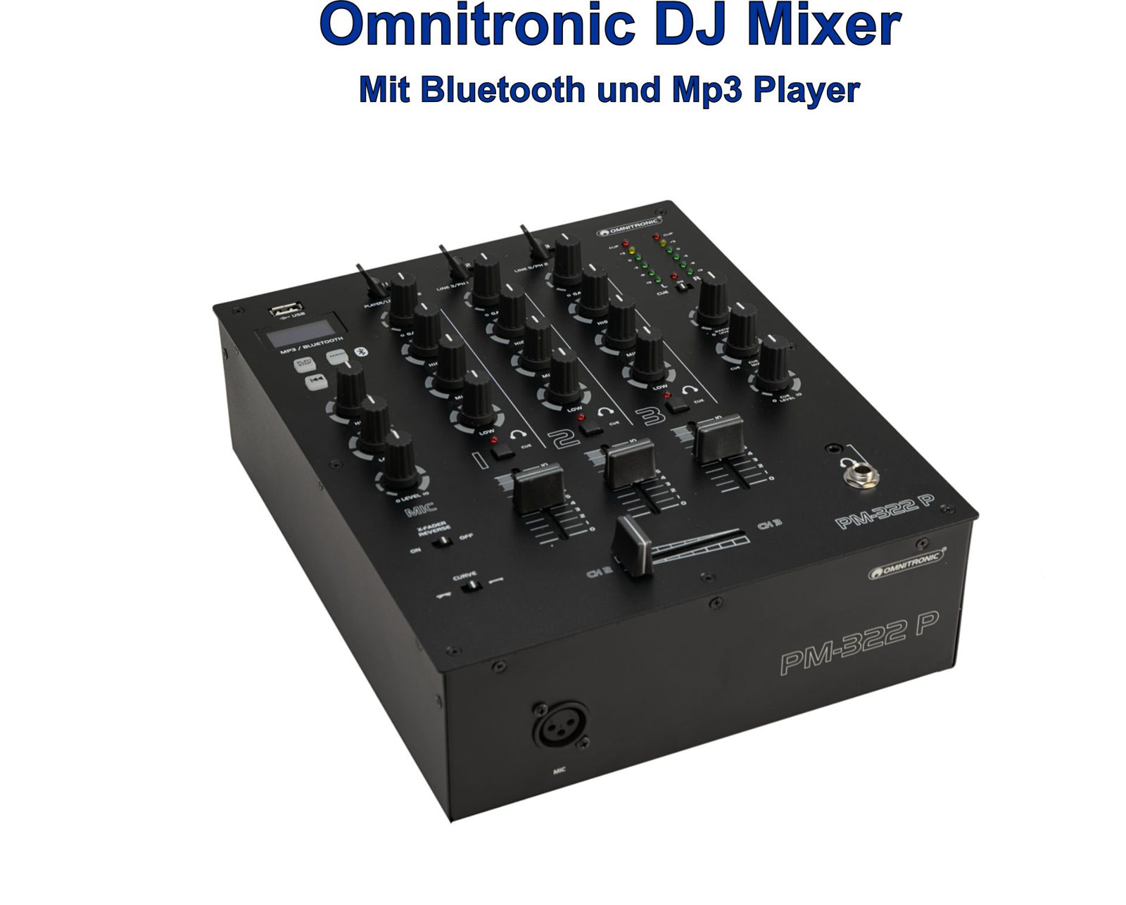 Omnitronic DJ Mixer mieten in Hohenzieritz – Mischpult und Mixer