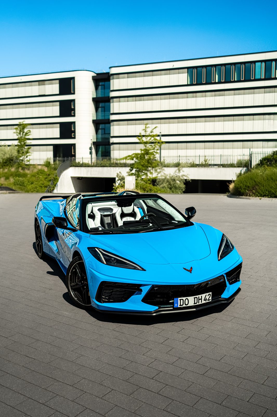 Corvette C8 Stingray Convertible Cabrio mieten in Dortmund – Heckantrieb