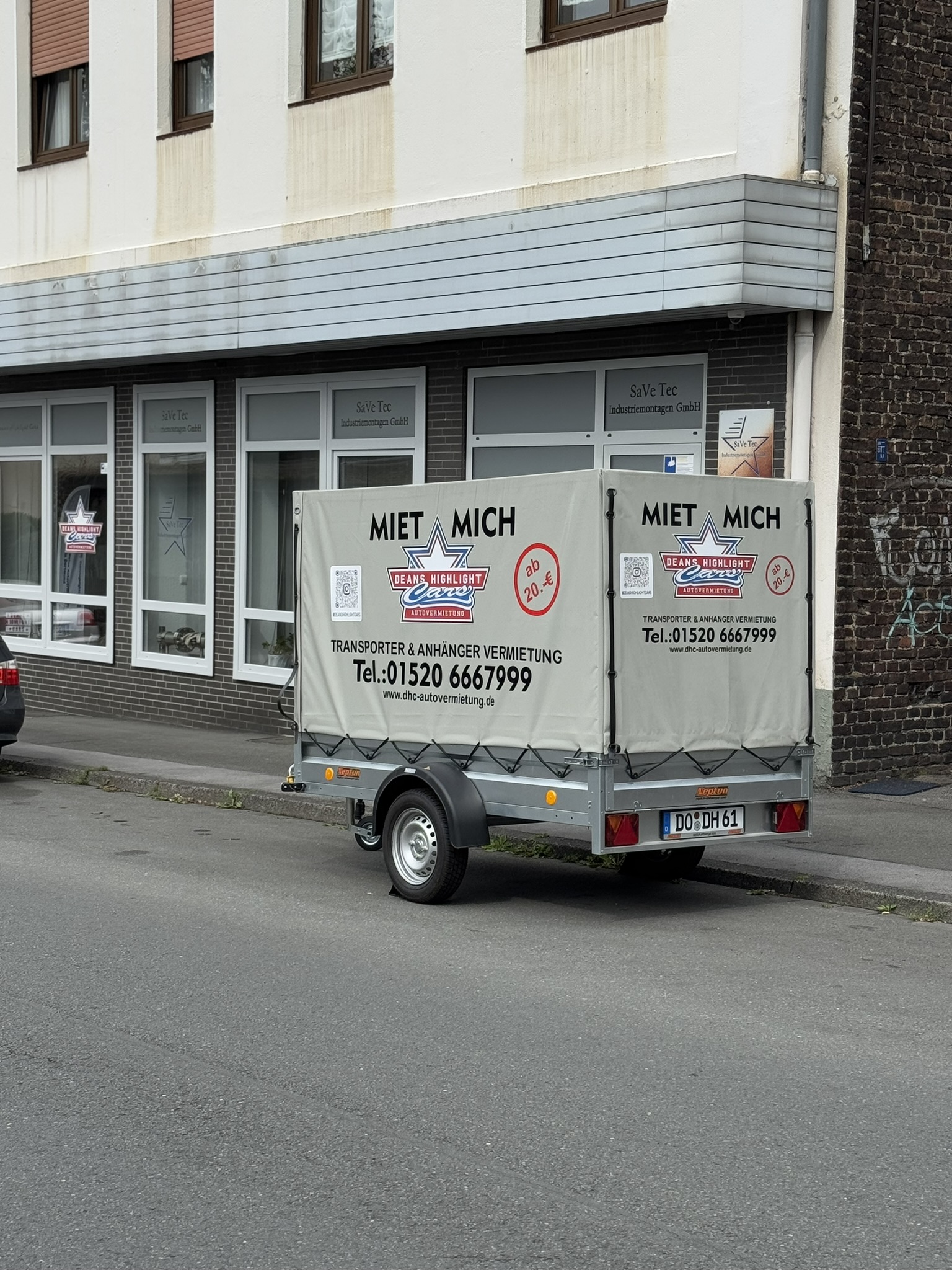 Anhänger mit Plane mieten in Dortmund – Keine Anfahrtskosten inbegriffen – 4
