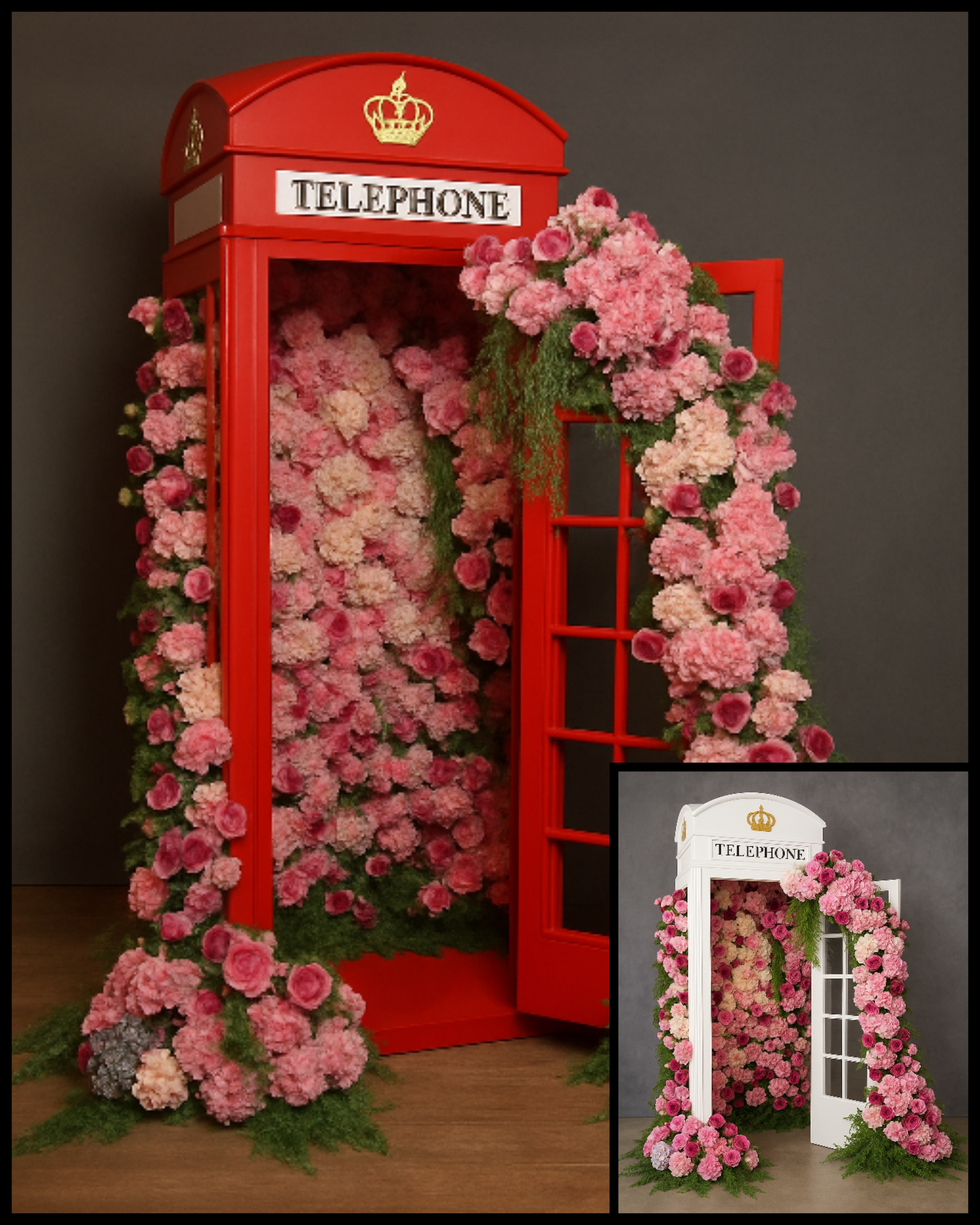 Florale Telefonzelle mieten in Hamburg – Thumbnail 7