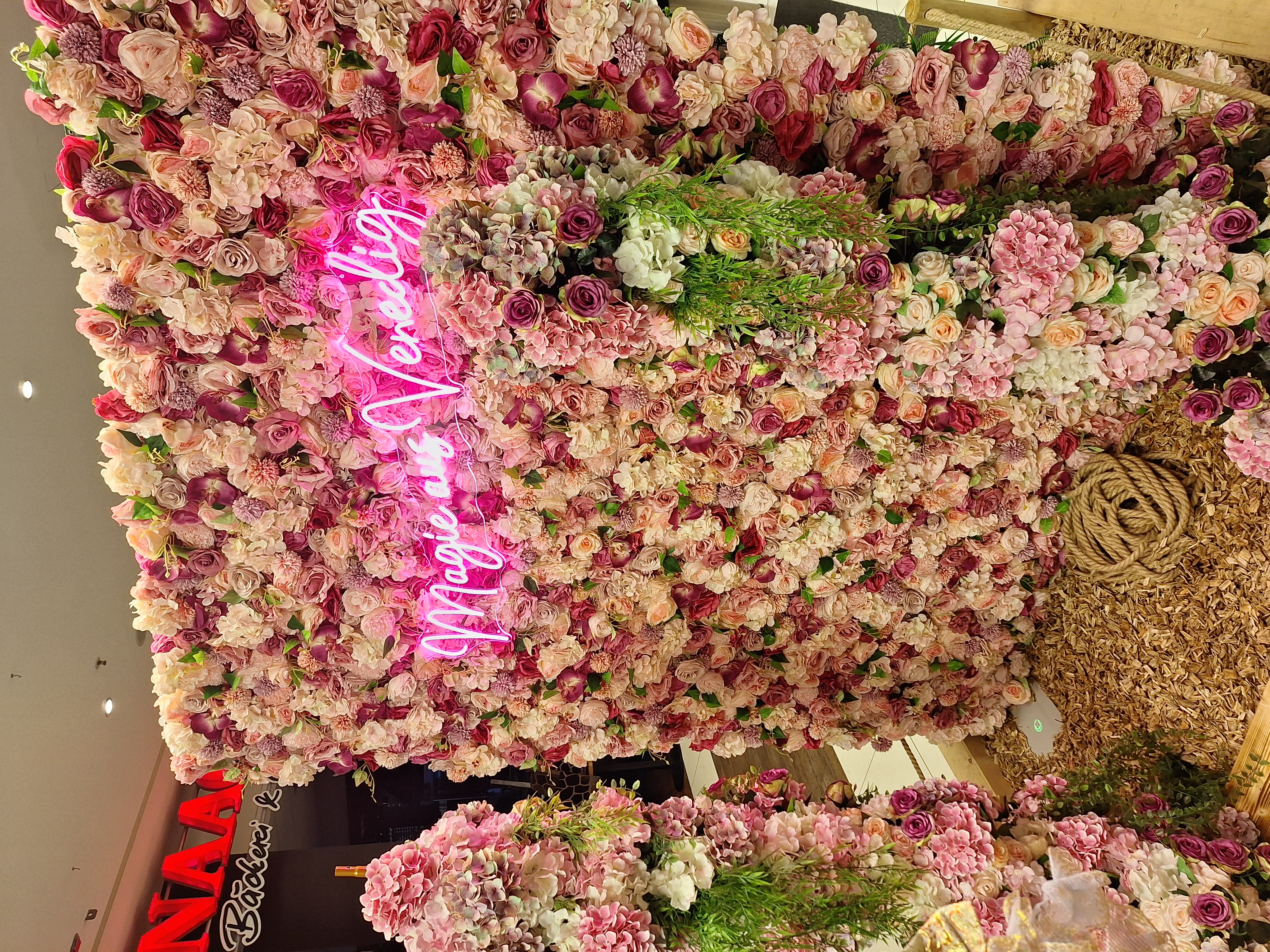 Florale Selfie-Wand mieten – Fotowand für mieten in Hamburg – 5