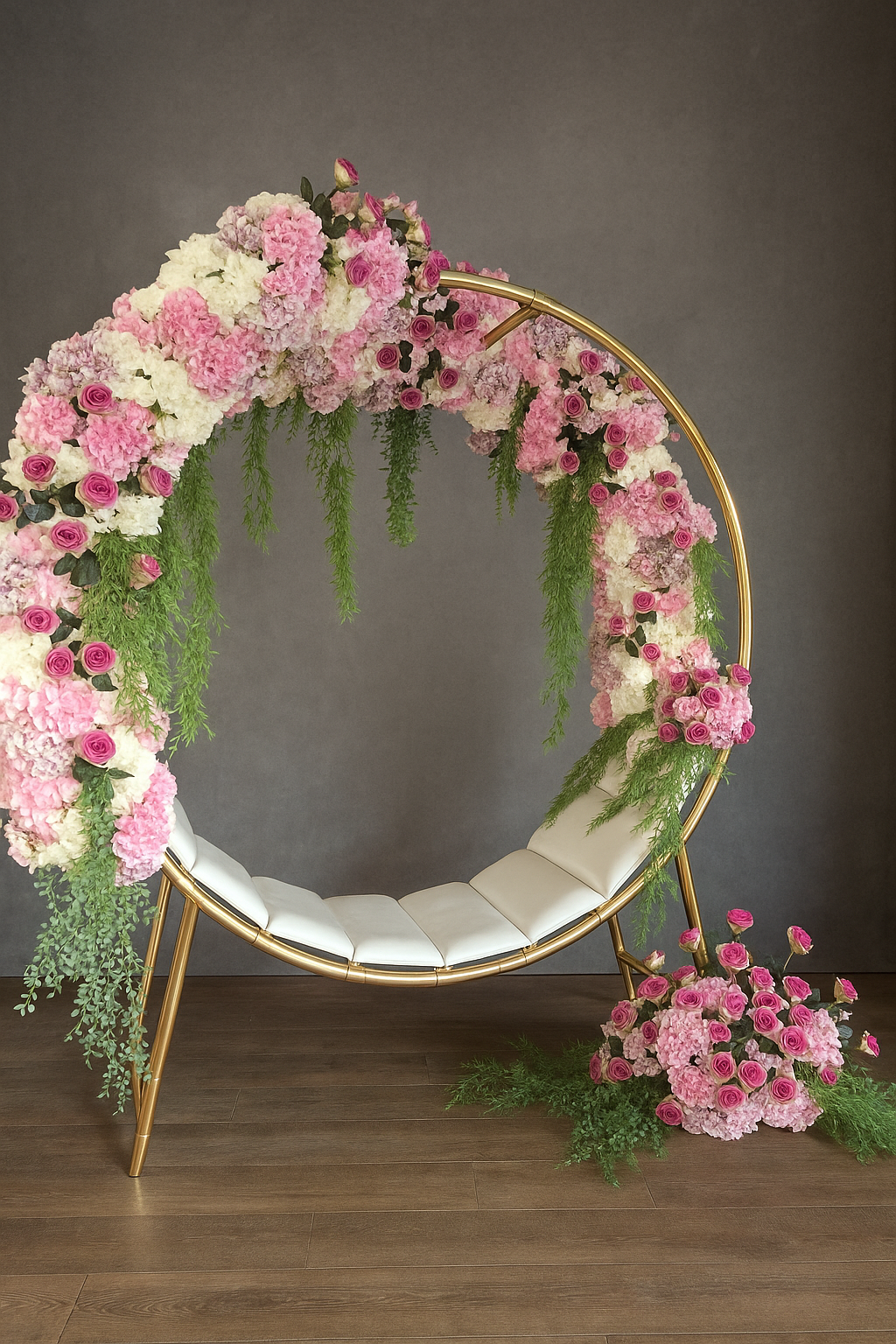 Florale Sitzbank mieten in Hamburg – 4