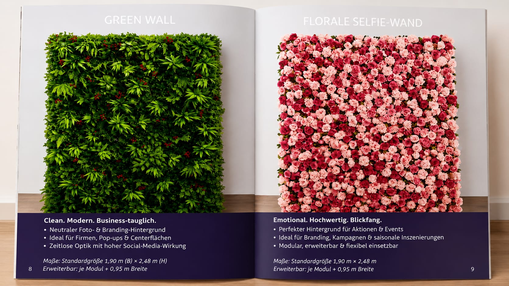 Florale Selfie-Wand mieten – Fotowand für mieten in Hamburg – 2