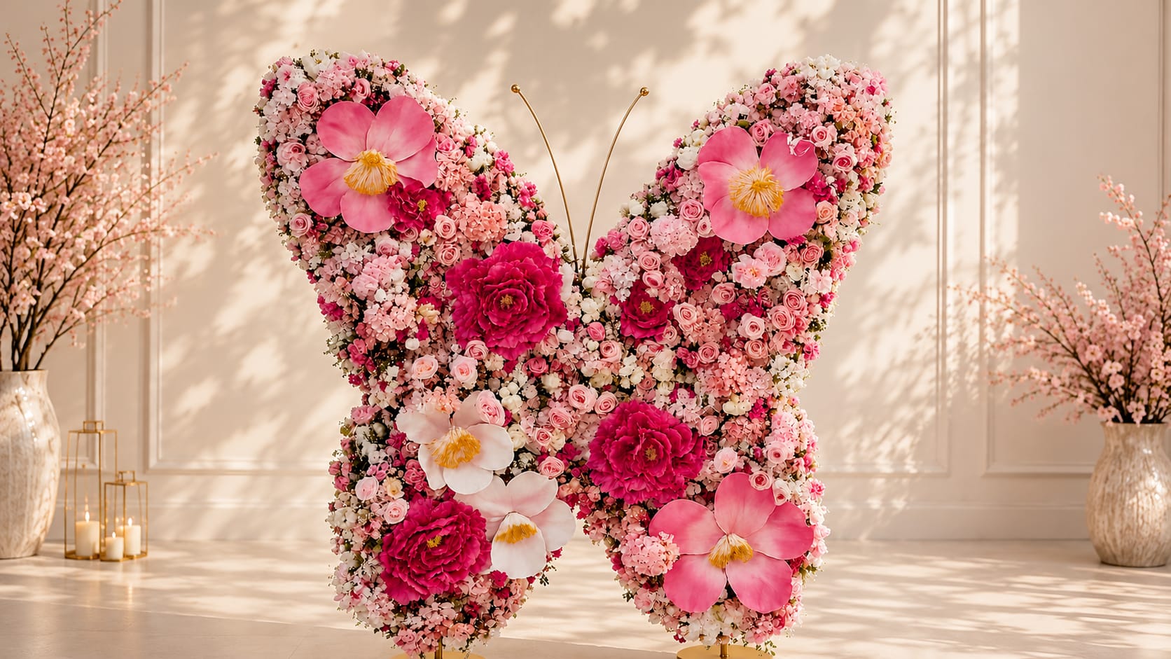 Floraler Schmetterling mieten in Hamburg