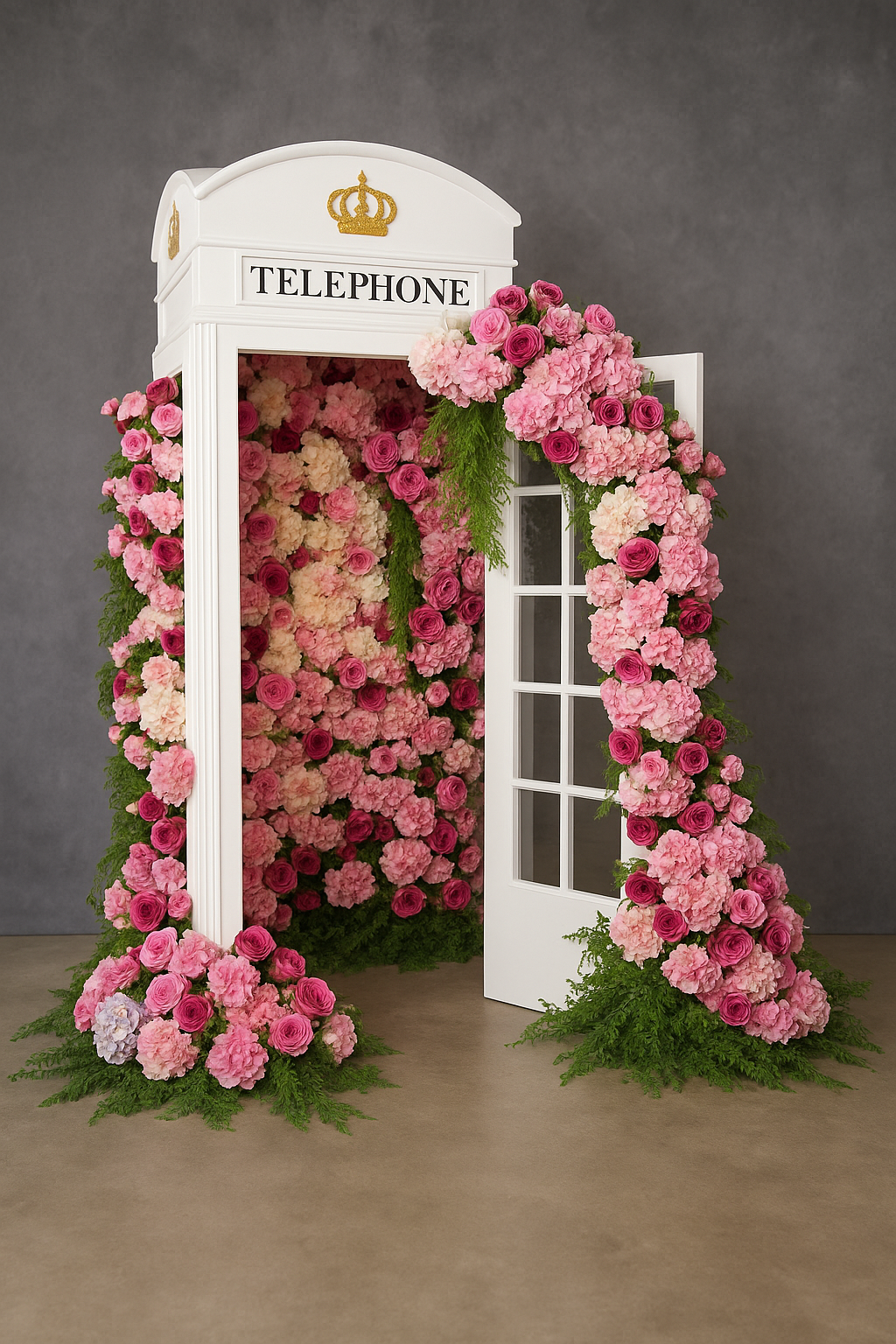 Florale Telefonzelle mieten in Hamburg – 5