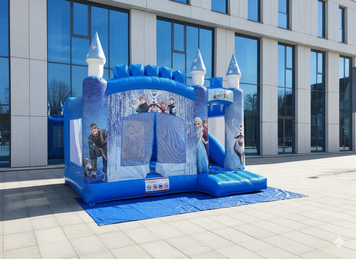 Hüpfburg Eiskönigin (Anna und Elsa) mieten in Michendorf – 2