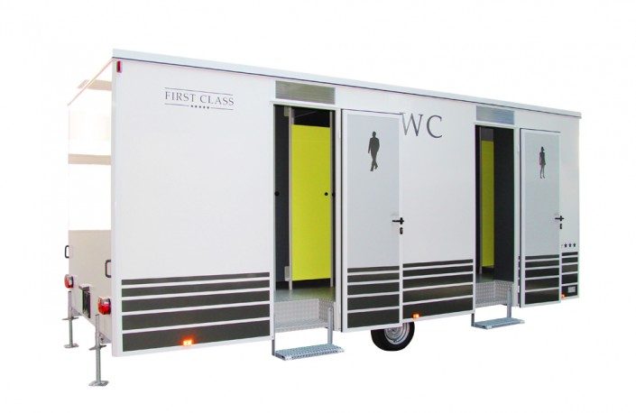 Toilettenwagen / First Claas / Bundesweit mieten in Göttingen – 600x236x230