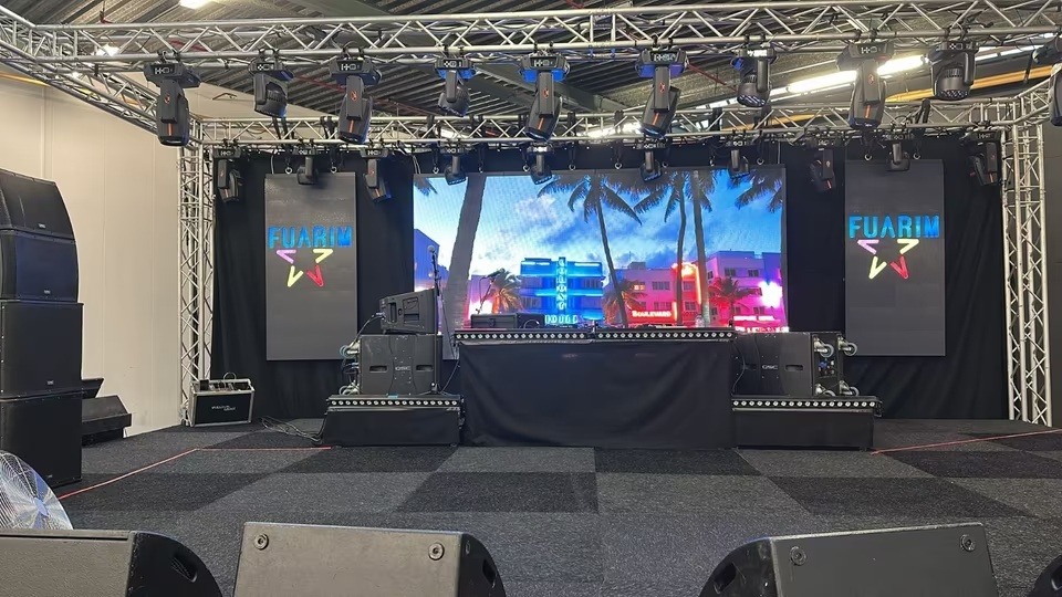 LED-Wand – Videowall für Messe mieten in Köln – über 50 m² – 5