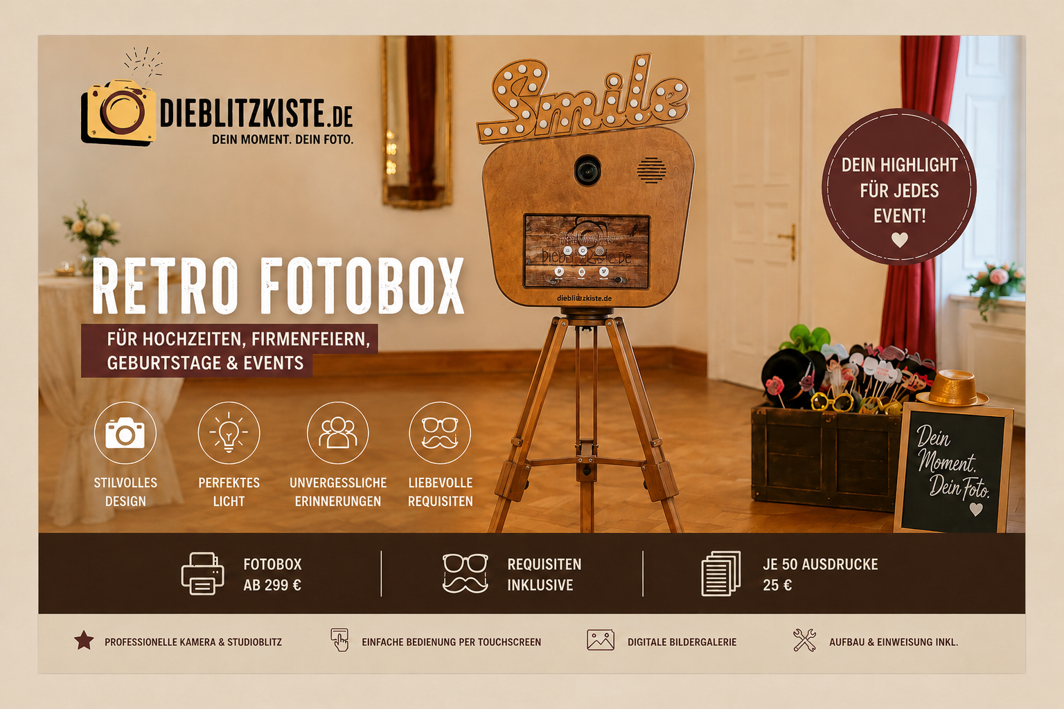 Retro Fotobox mieten (ab € 299) mieten in Dresden
