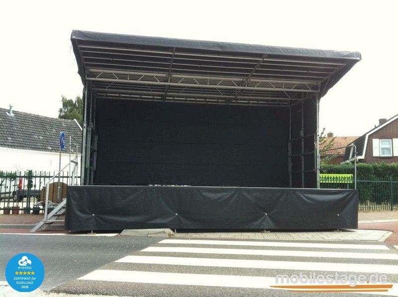 Mobile Bühne 30 m² mieten – Trailerbühne 6 mieten in Wachtendonk – 680x440x440 – 4