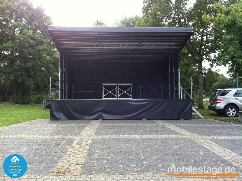 Mobile Bühne 43 m² mieten – Trailerbühne 6 mieten in Wachtendonk – 680x630x440 – 5