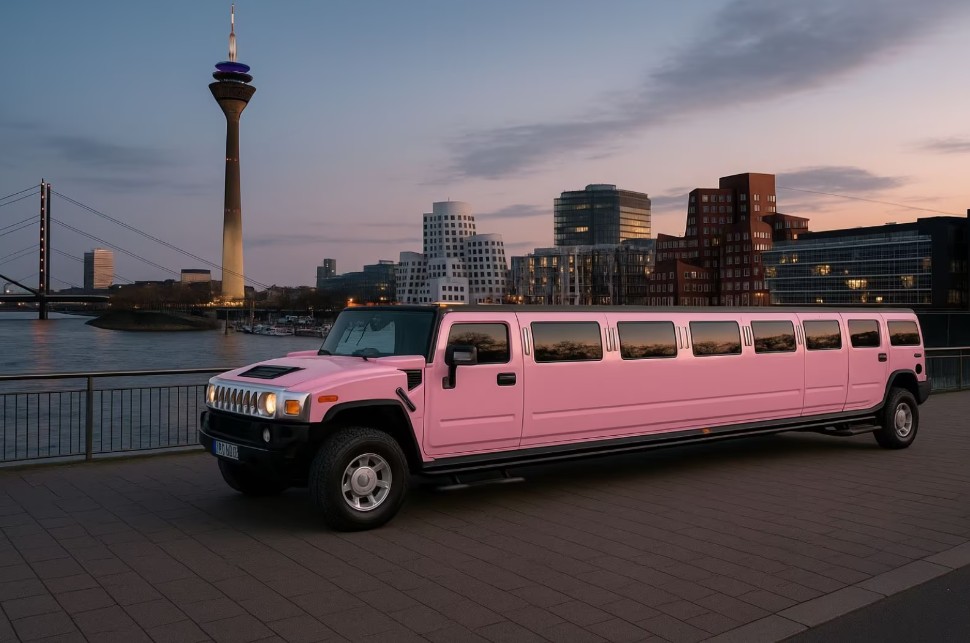 Pinke Limousine mieten in Marl – Alle Anfahrtskosten inklusive