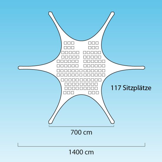Partyzelt Sternzelt 14 x 5 m mieten in Berlin – 1400x1400 – 4