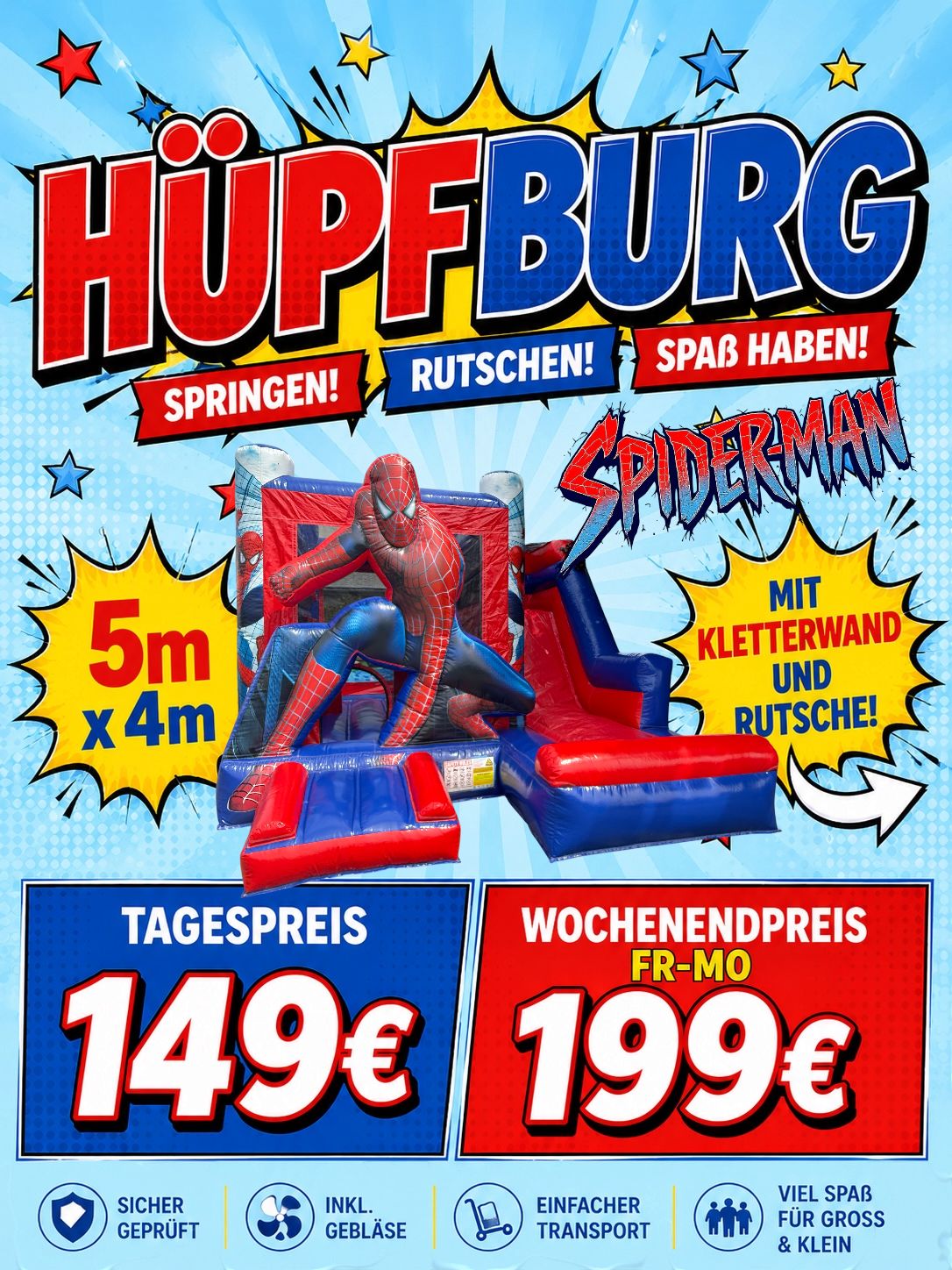 Hüpfburg mieten in Seelow – Ohne Personal – 2