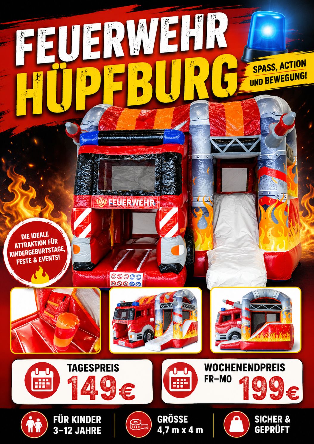 Hüpfburg mieten in Seelow – Ohne Personal – 3