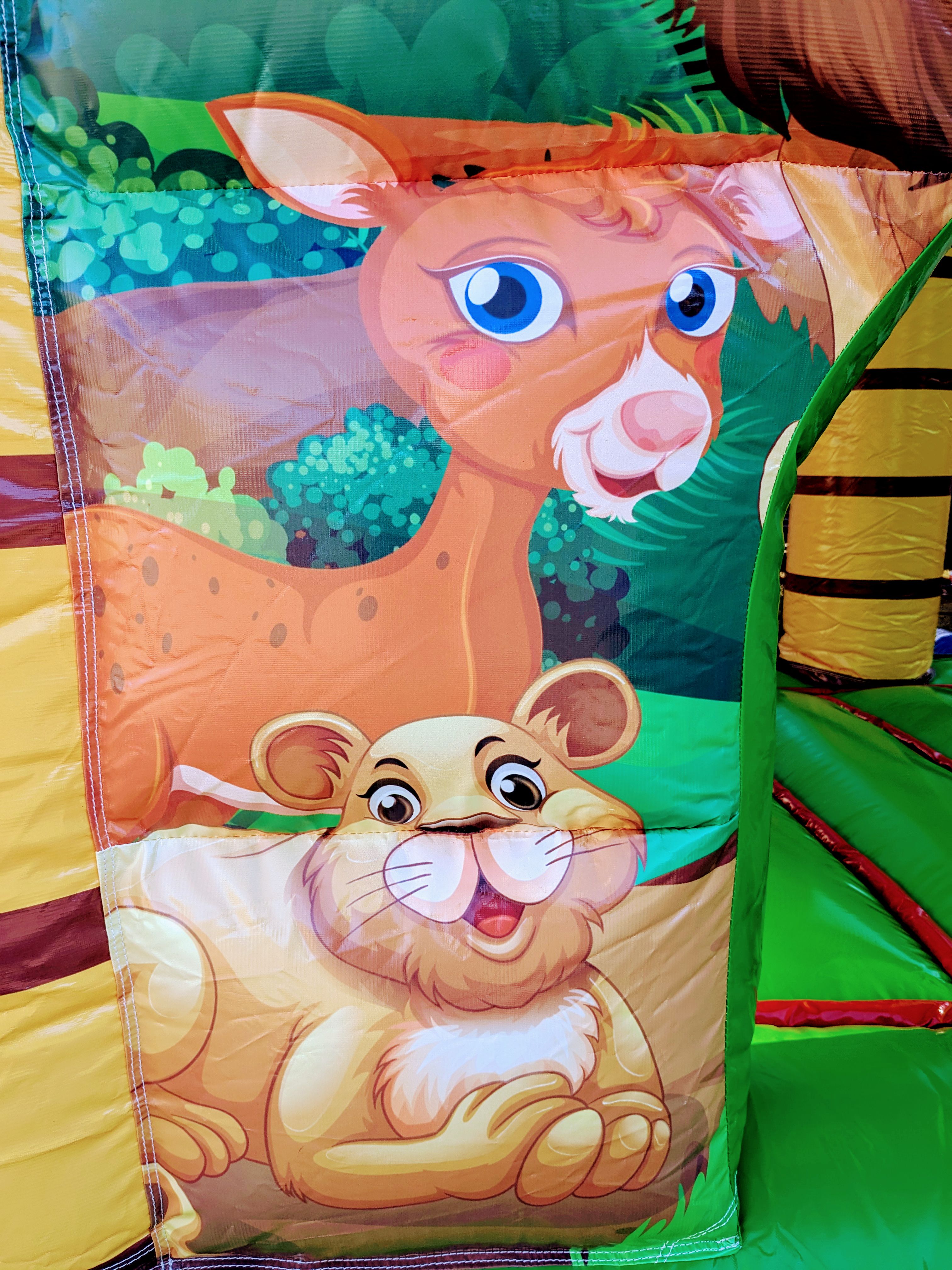 Jungle Hüpfburg mieten – Multiplay Eventmodul mieten in Fürth – Indoor und Outdoor – 5