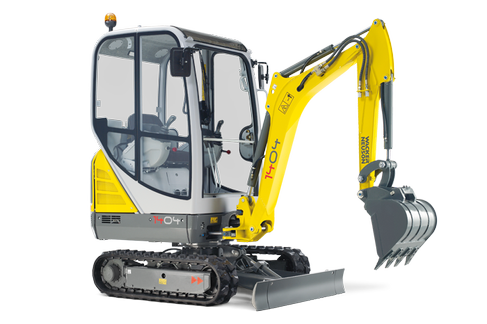 Minibagger mieten Wacker Neuson 1404 inkl. mieten in Rellingen – 13,2
