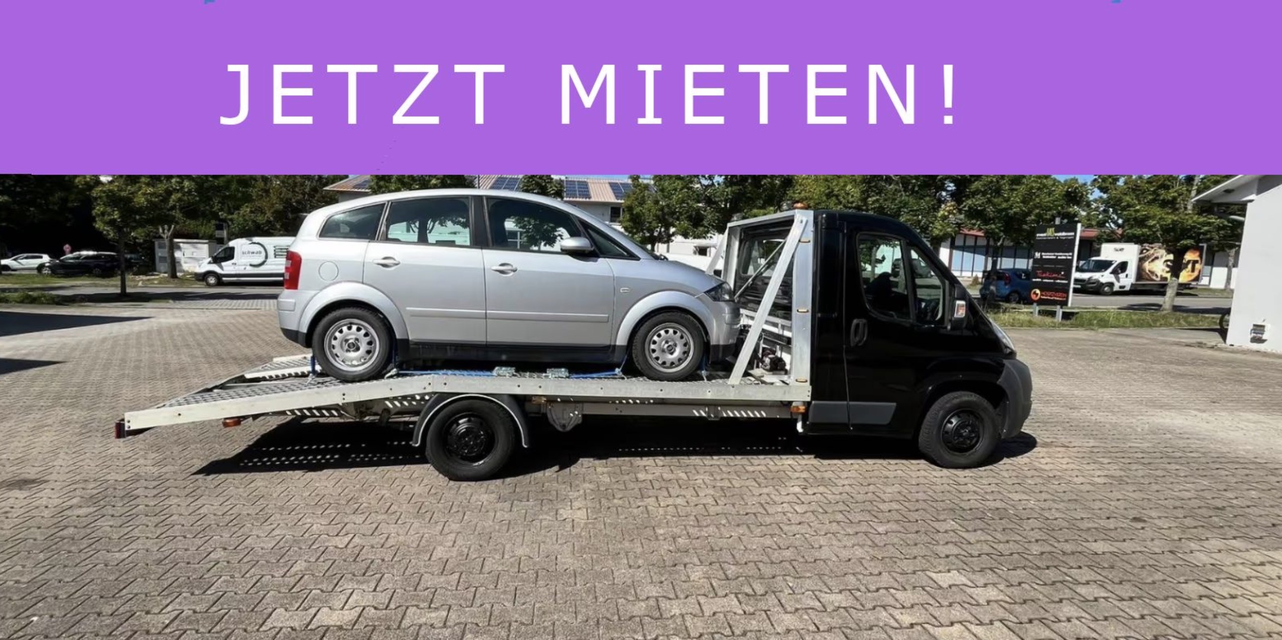 Autotransporter mieten mit PKW Führerschein mieten in Karlsruhe – Ohne Fahrer