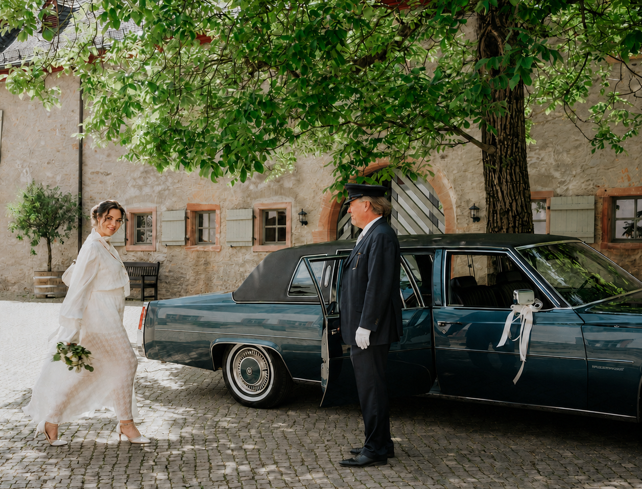 Automobilgeschichte zum Einsteigen – für Hochzeiten mieten in Swisttal – mit Chauffeur – 5