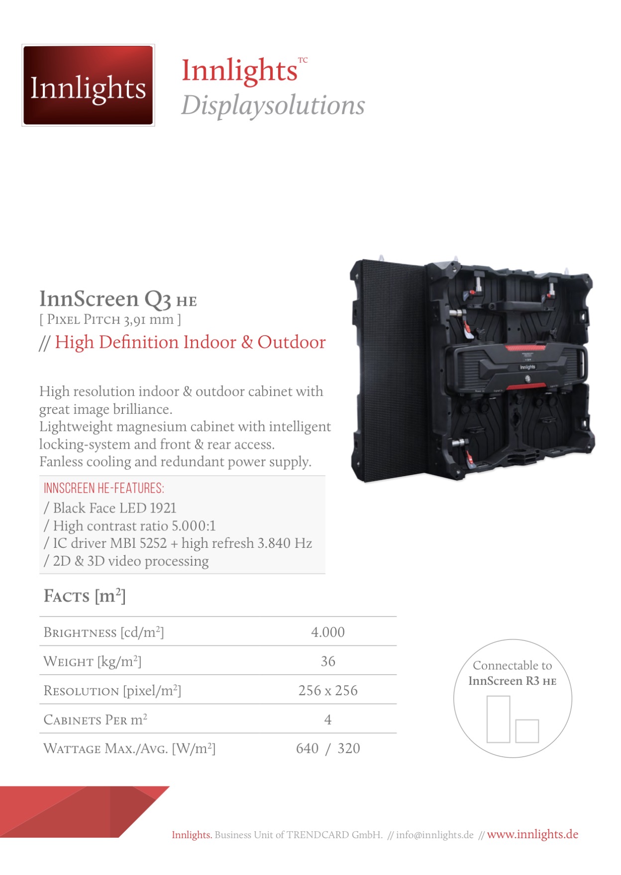 Innlights R3 Q3 LED Wand mieten für indoor und outdoor mieten in Grevenbroich – bis 25 m² – 4
