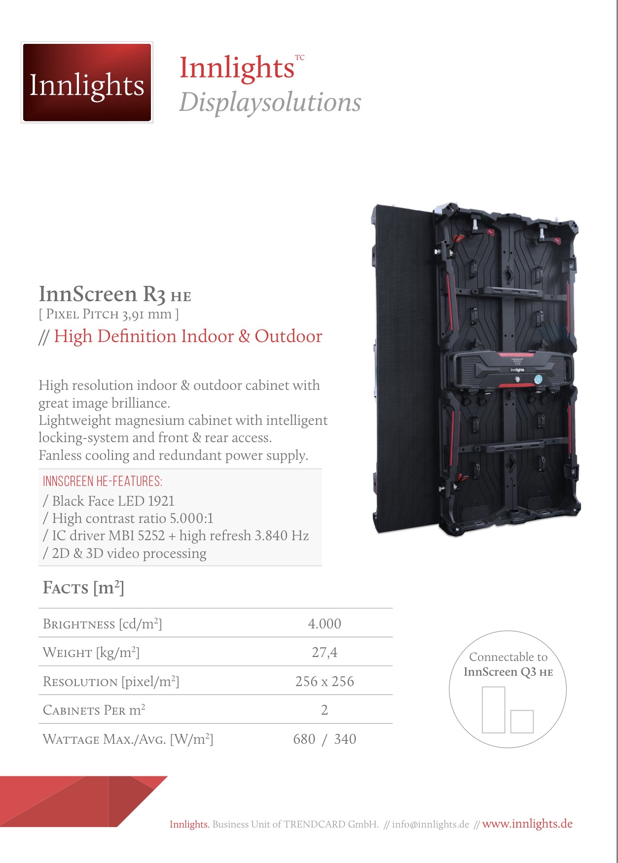 Innlights R3 Q3 LED Wand mieten für indoor und outdoor mieten in Grevenbroich – bis 25 m² – 3