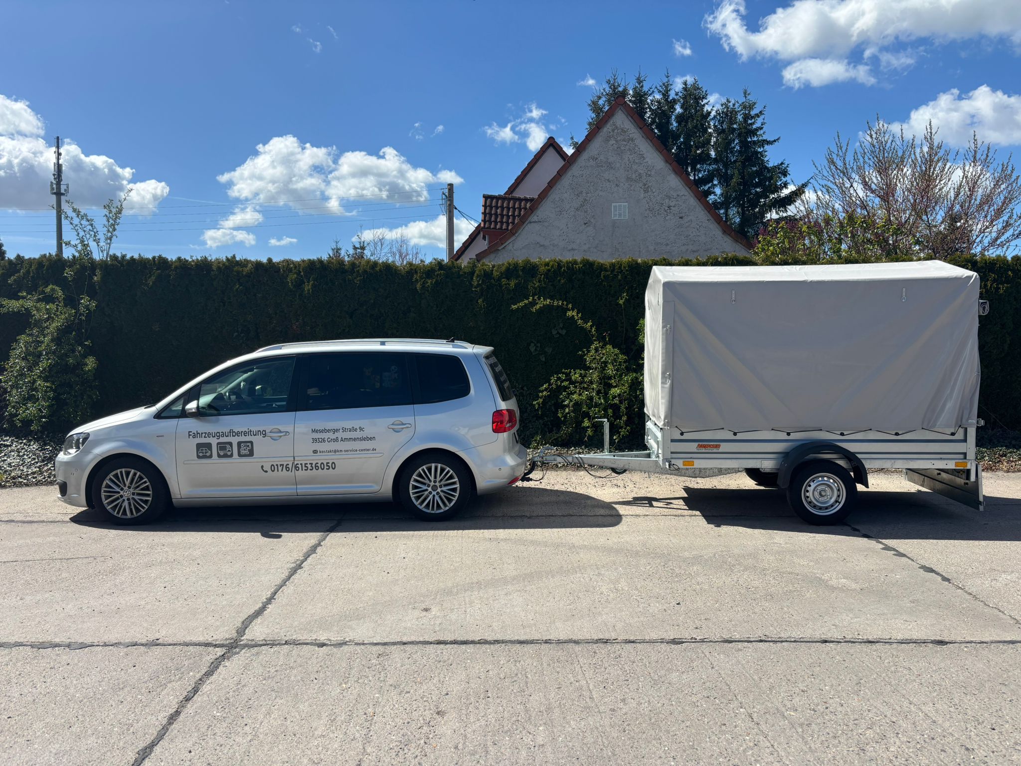 750 kg Anhänger mit Hochplane L253 x B150 x H150 mieten in Groß Ammensleben – Thumbnail 8