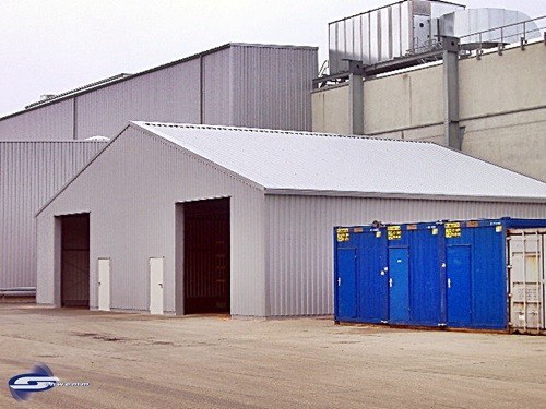 Leichtbauhalle / Stahlhalle mieten in Schwabmünchen