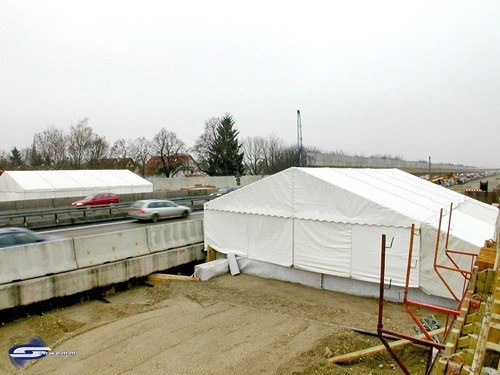 Baustellenzelt / Arbeitszelt mieten in Schwabmünchen – 3