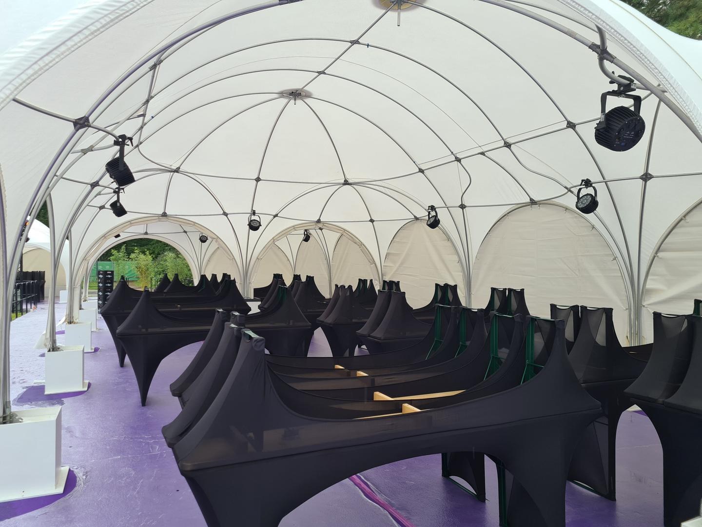 MULTIPAVILLON, PAGODENZELT, KUPPELZELT TRANSPARENT 3m x 3m mieten in Schönwalde – 3