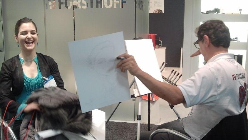 Karikaturist Mirror-Man buchen in Köln – 2