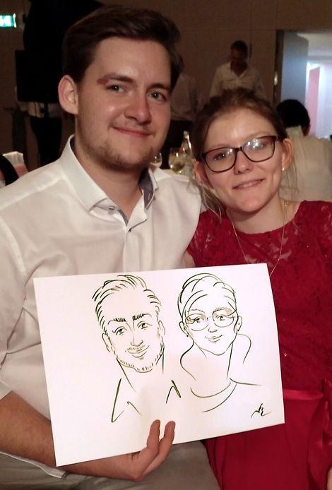 Live - Schnellzeichner; Karikaturist und Showkünstler Antonia buchen in Lengede – 2