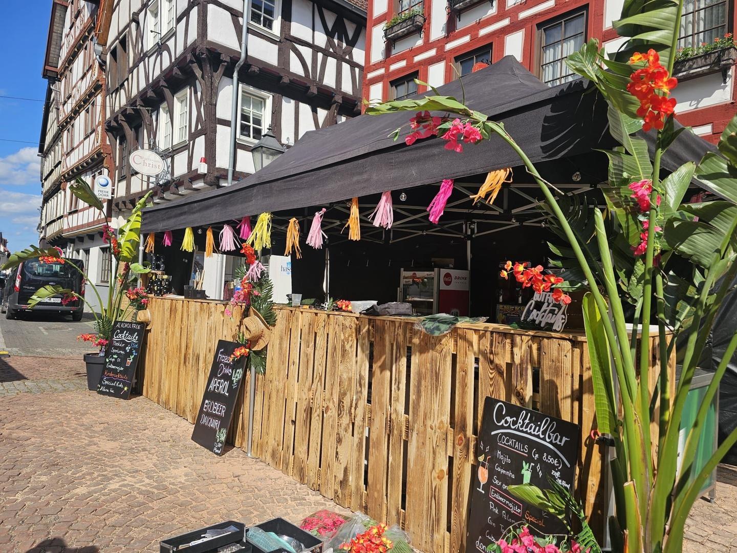 Mobile Cocktailbar 6m oder 3m mieten in Grünberg – 3