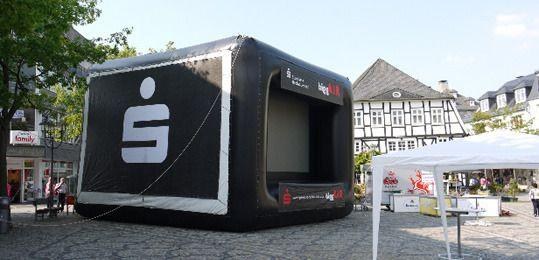 Eventmodul Videoprojektion und Mega-Werbefläche mieten in Giebelstadt