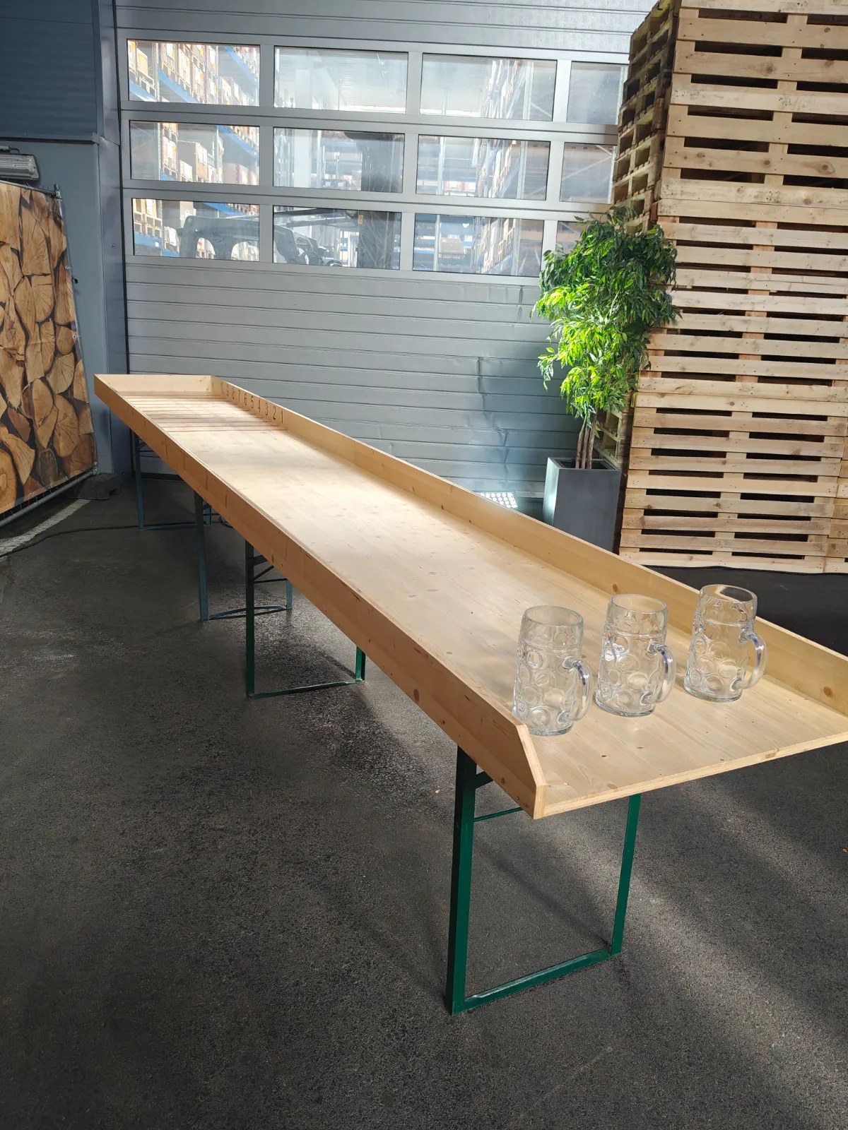 Maßkrugschieben mieten in Aholming