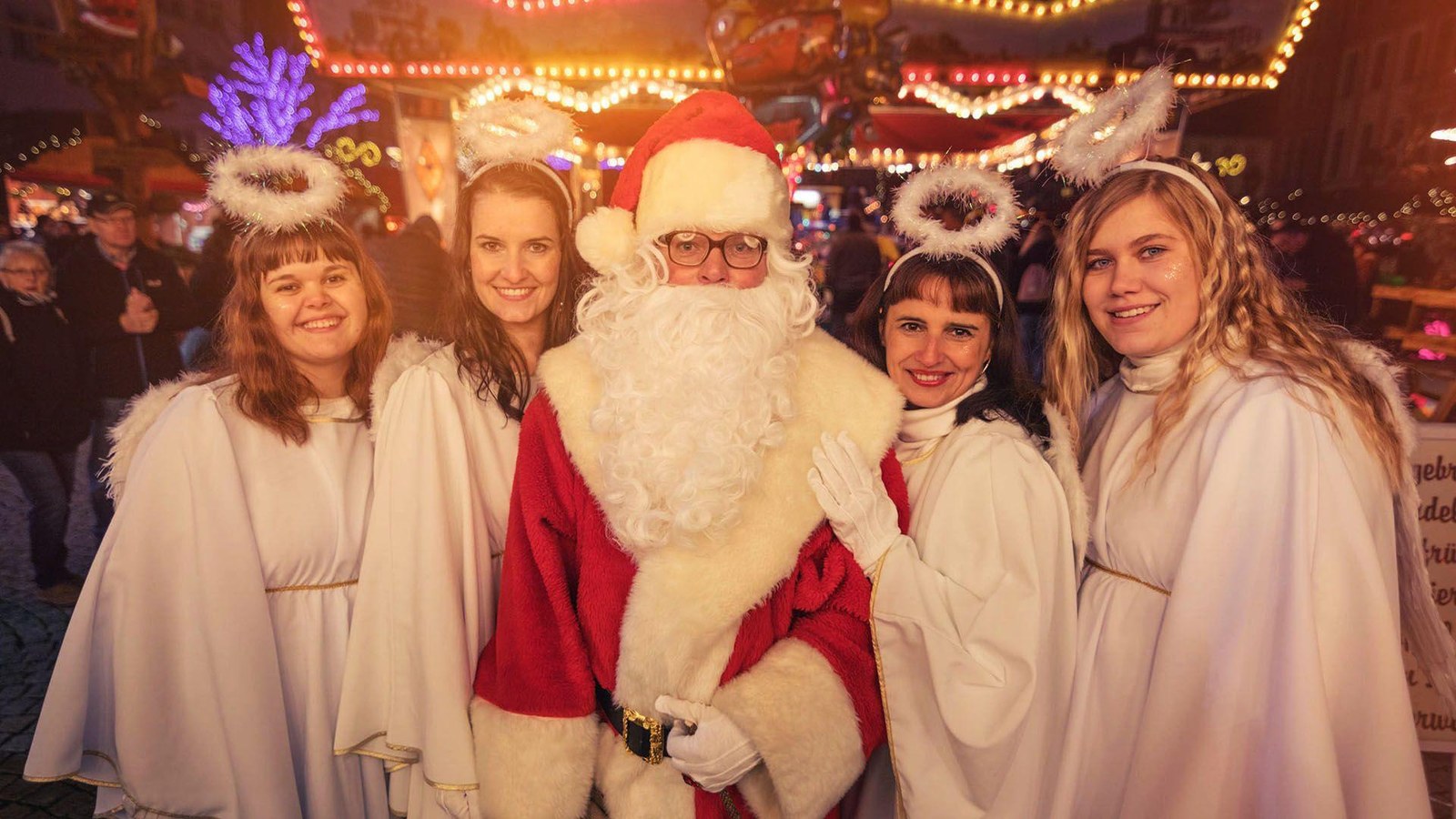 Weihnachtsmann mit oder ohne Engel buchen in Köditz