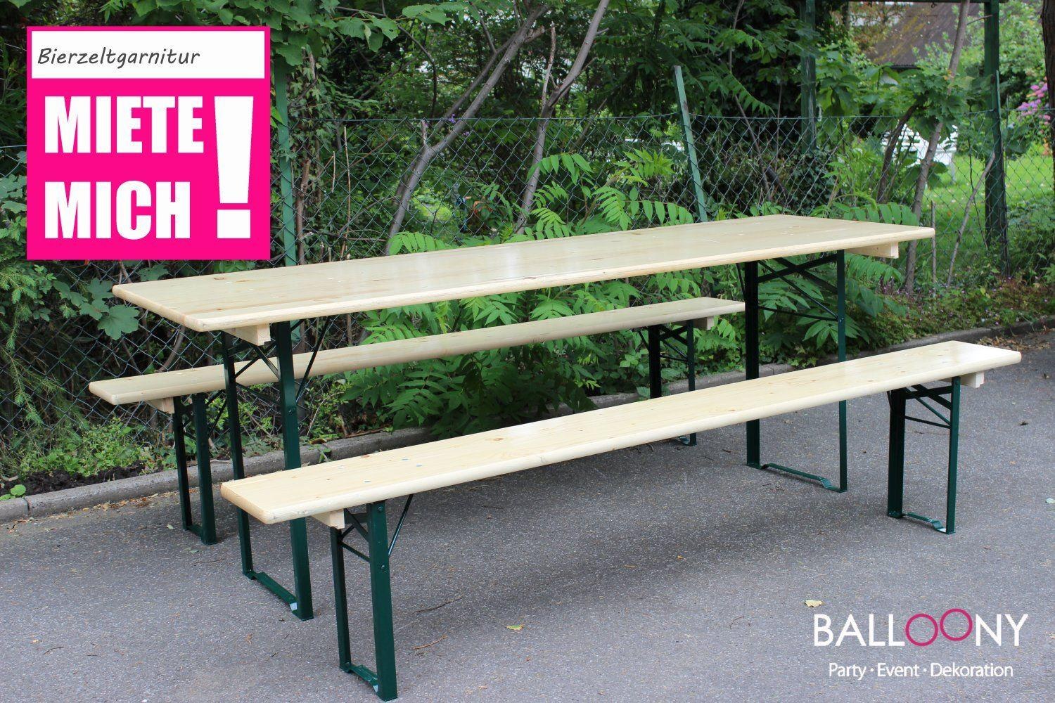 Bierzeltgarnitur 70x220cm inkl. 3 Tagesmieten mieten in Unna