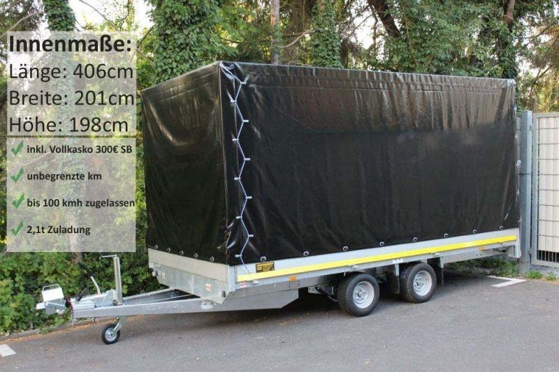 PKW Anhänger 4x2x2m mieten in Unna