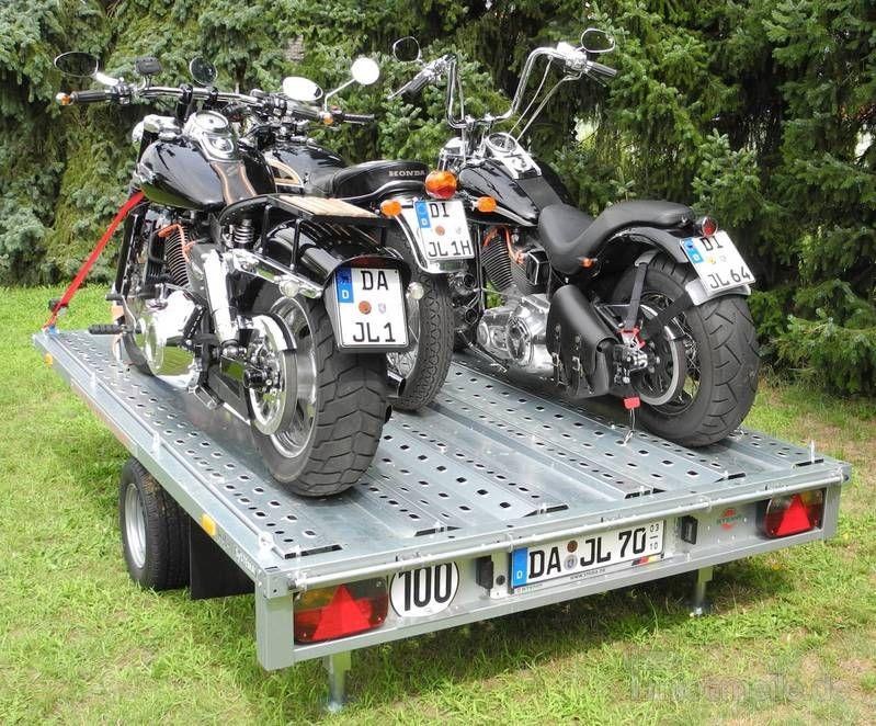 3er Motorradanhänger SySTEMA MT Hochlader mieten in Münster (Dieburg)
