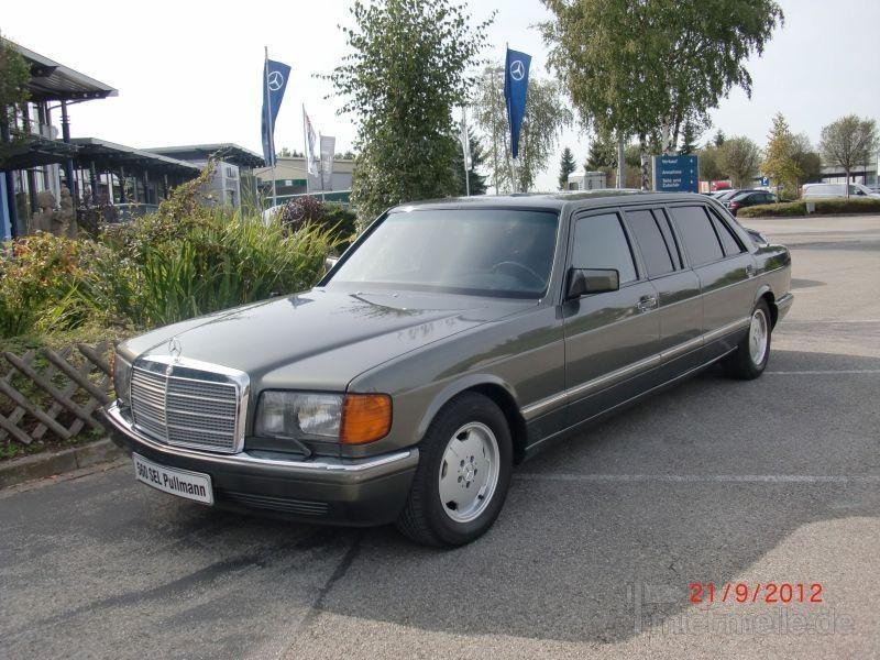 Mercedes 560 SEL Pullman (W 126) mit Chauffeur mieten in Ansbach