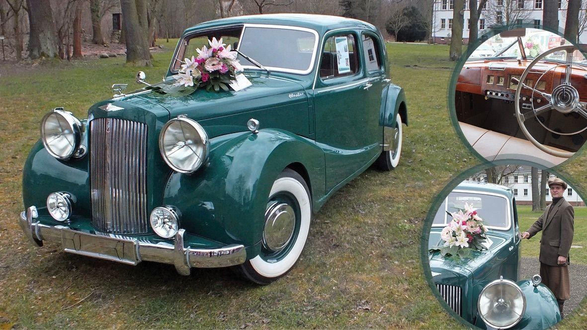 Austin Sheerline A125 Bj. 1952 mit Chauffeur mieten in Naunhof