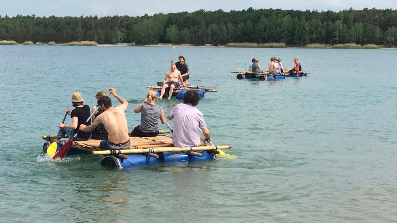 Floßbau als Teambildungsmassnahme mieten in Naunhof – 2