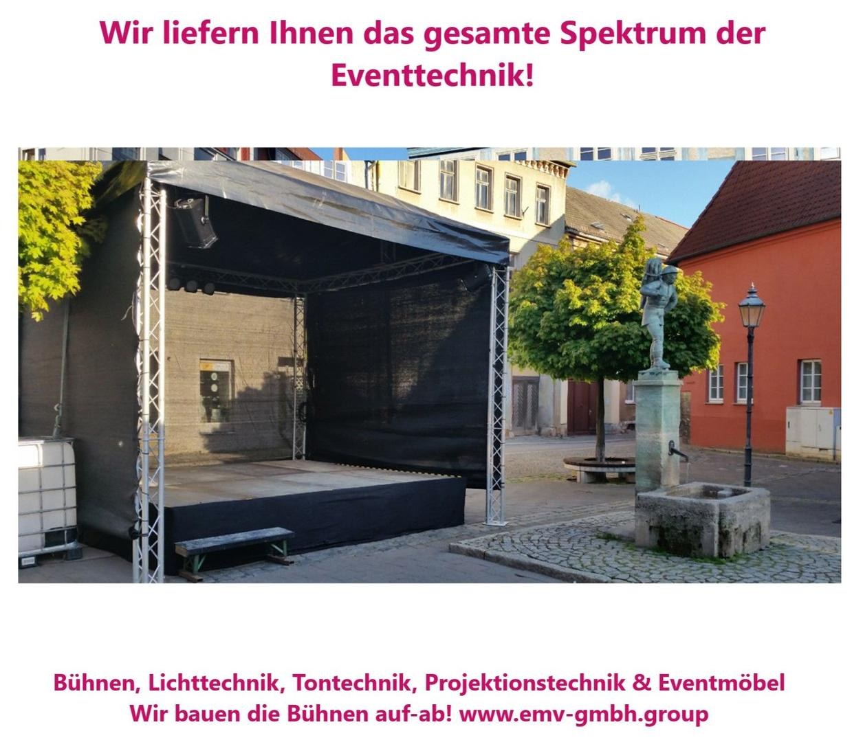 mobile Bühne, Open Air Bühne, Konzert-Bühne 6x5m mieten in Mannheim