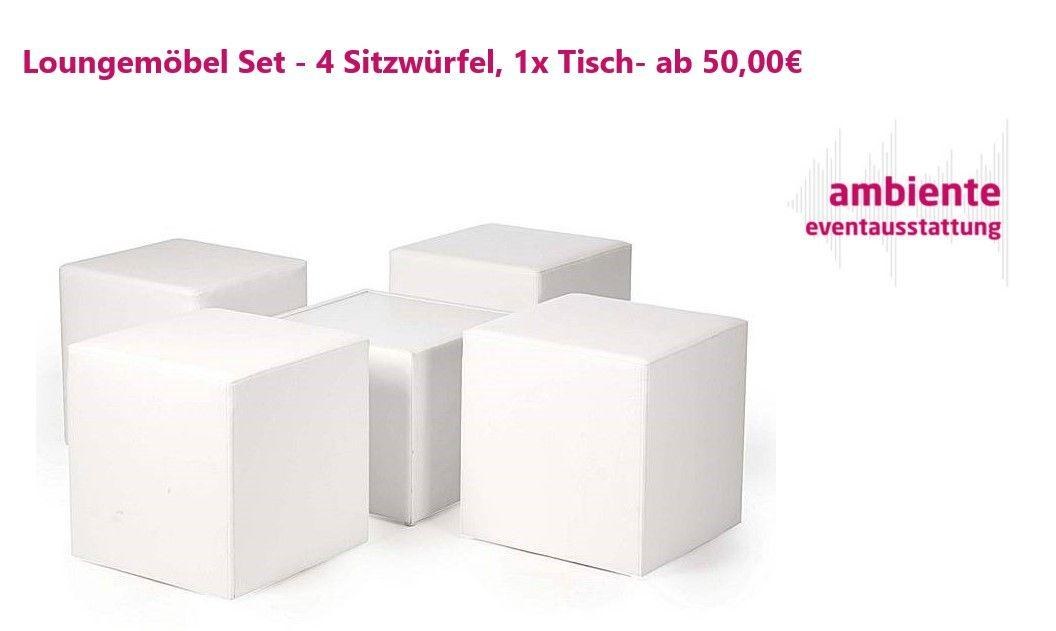Sitzwürfel, Loungesessel, Loungemöbel, Coktailsessel // in verschieden mieten in Mannheim